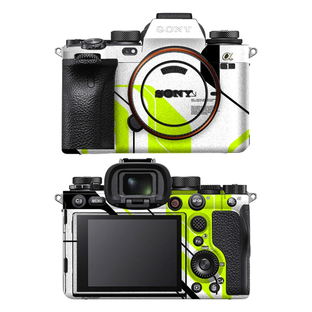 Sony A1 camera skin - Acid Green
