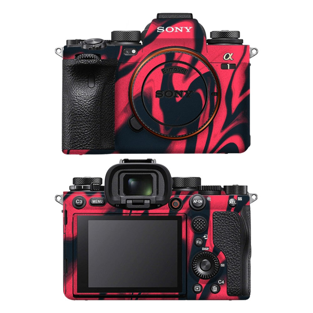 Sony A1 camera skin - Ares Red