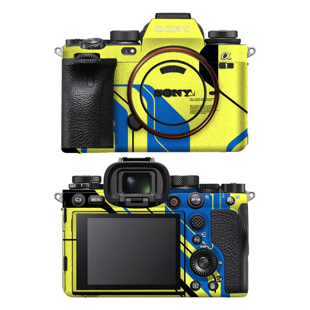 Sony A1 camera skin - Cyber Yellow