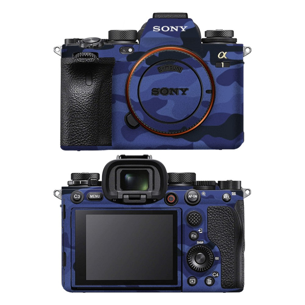 Sony A1 camera skin - Dark Blue Camo