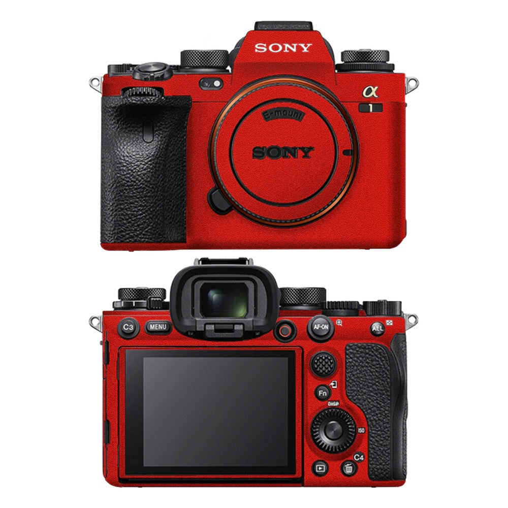 Sony A1 camera skin - Matte Red