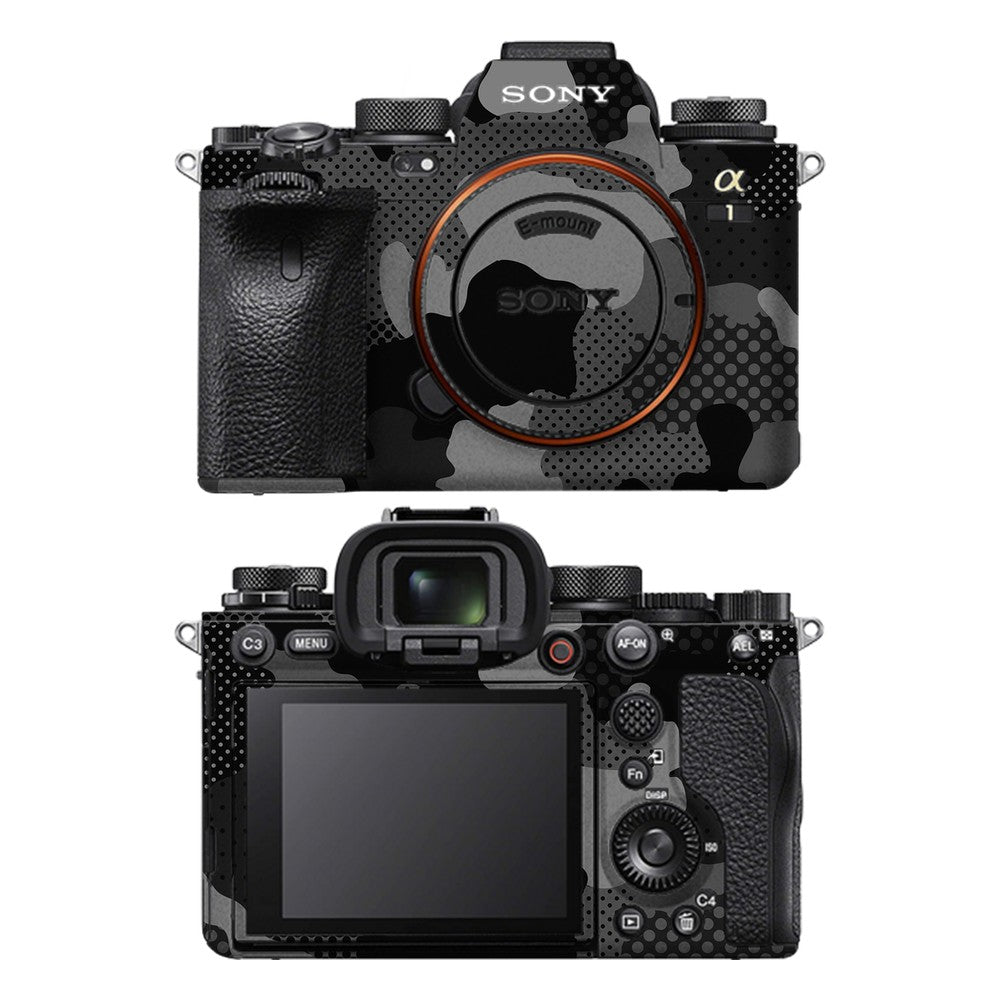 Sony A1 camera skin - Military Black Camo