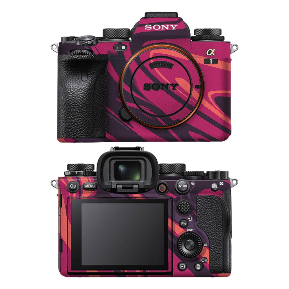 Sony A1 camera skin - Poseidon Red