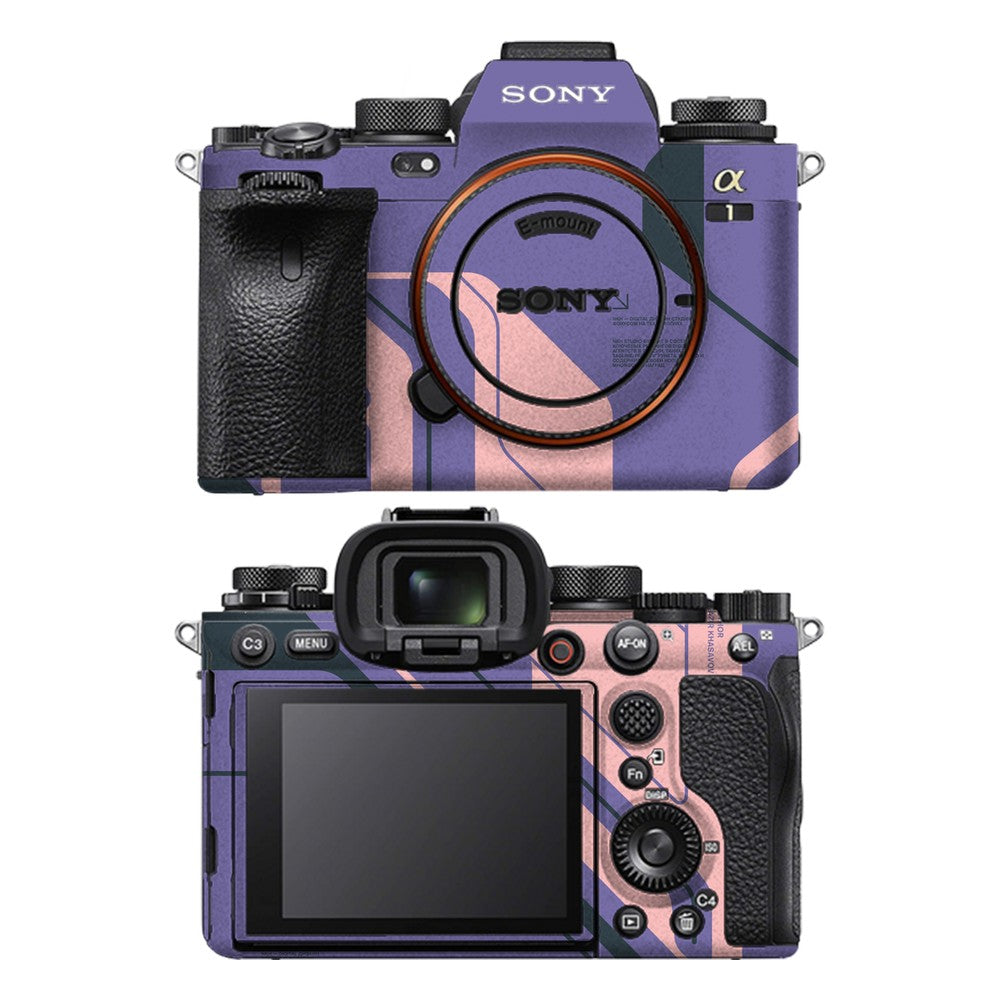 Sony A1 camera skin - Purple Cyberpunk