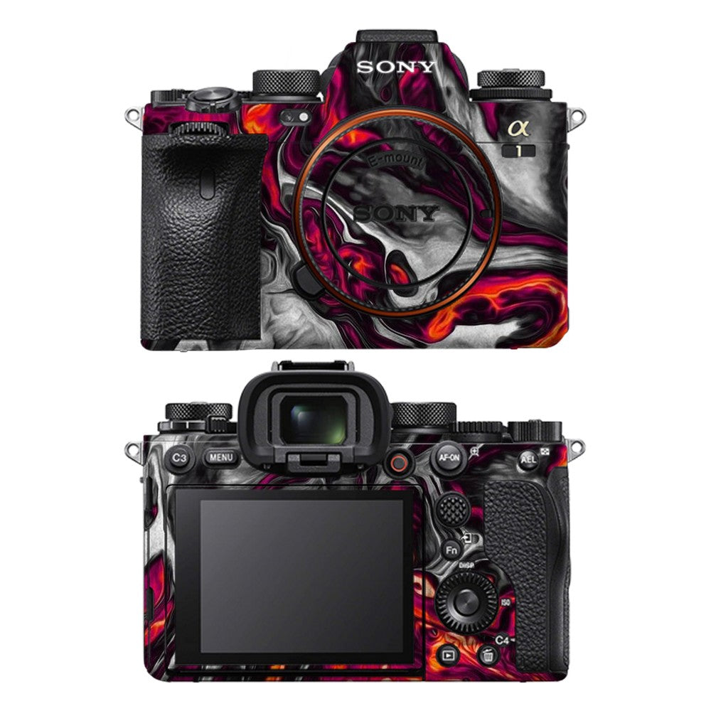 Sony A1 camera skin - Red Hot Lava
