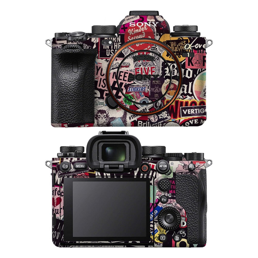 Sony A1 camera skin - Sticker Doodle