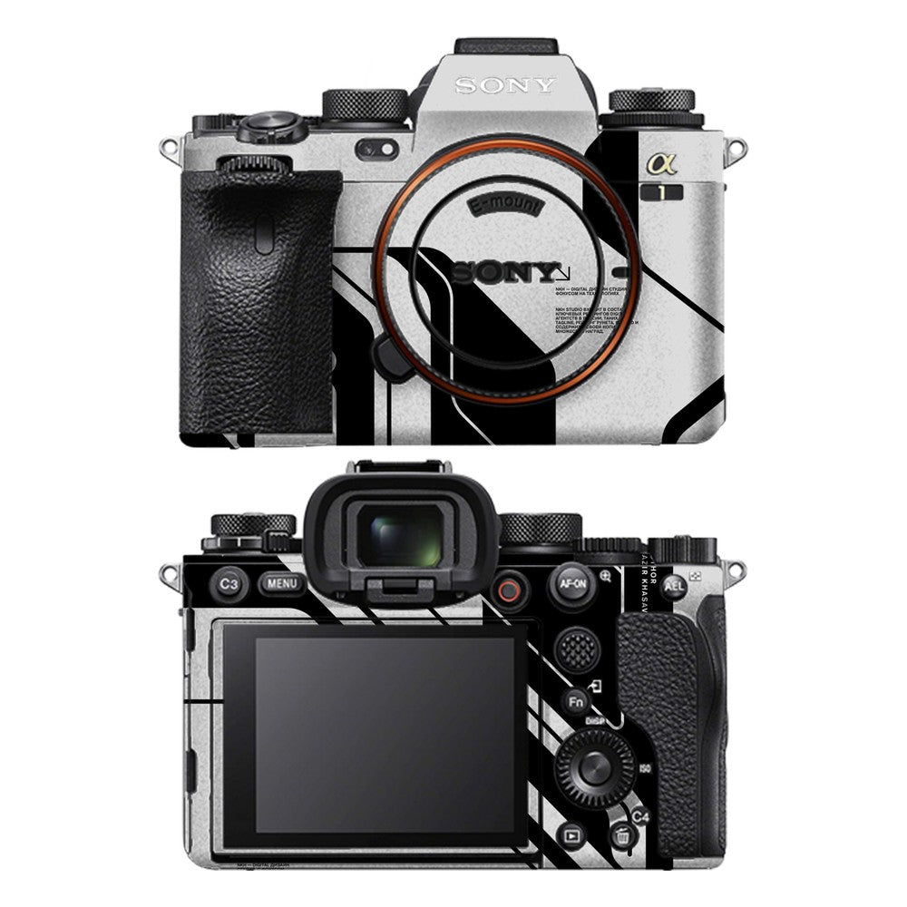 Sony A1 camera skin - White Cyberpunk