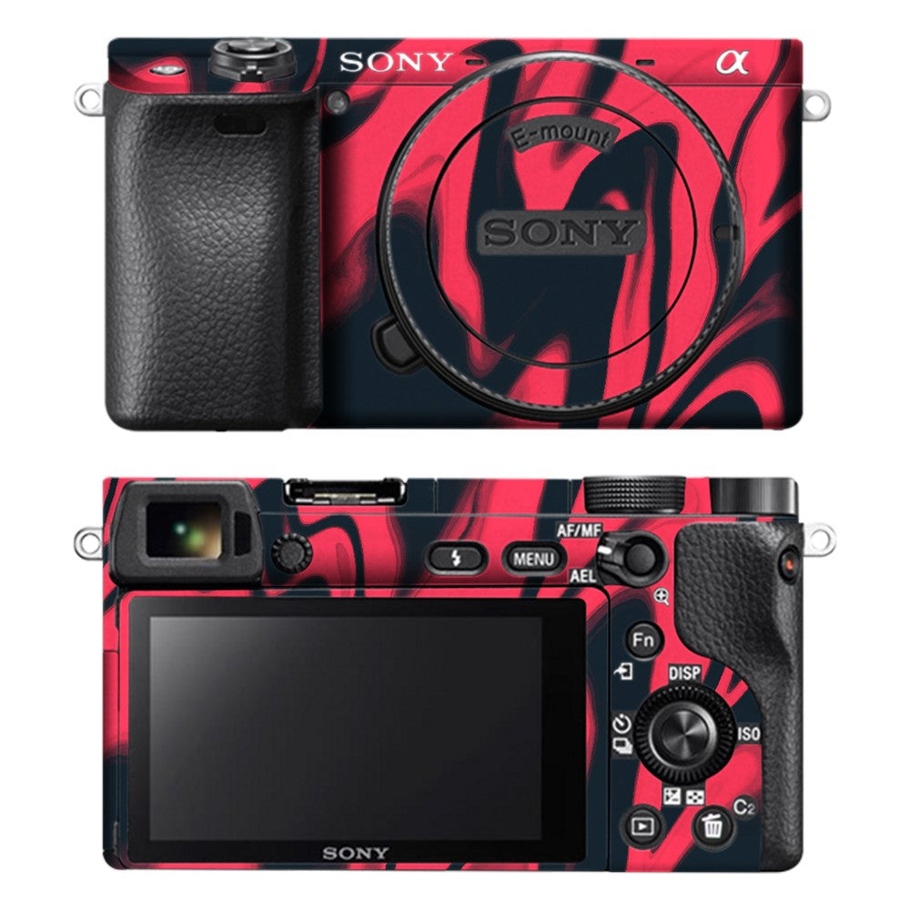 Sony A6400 camera skin - Ares Red