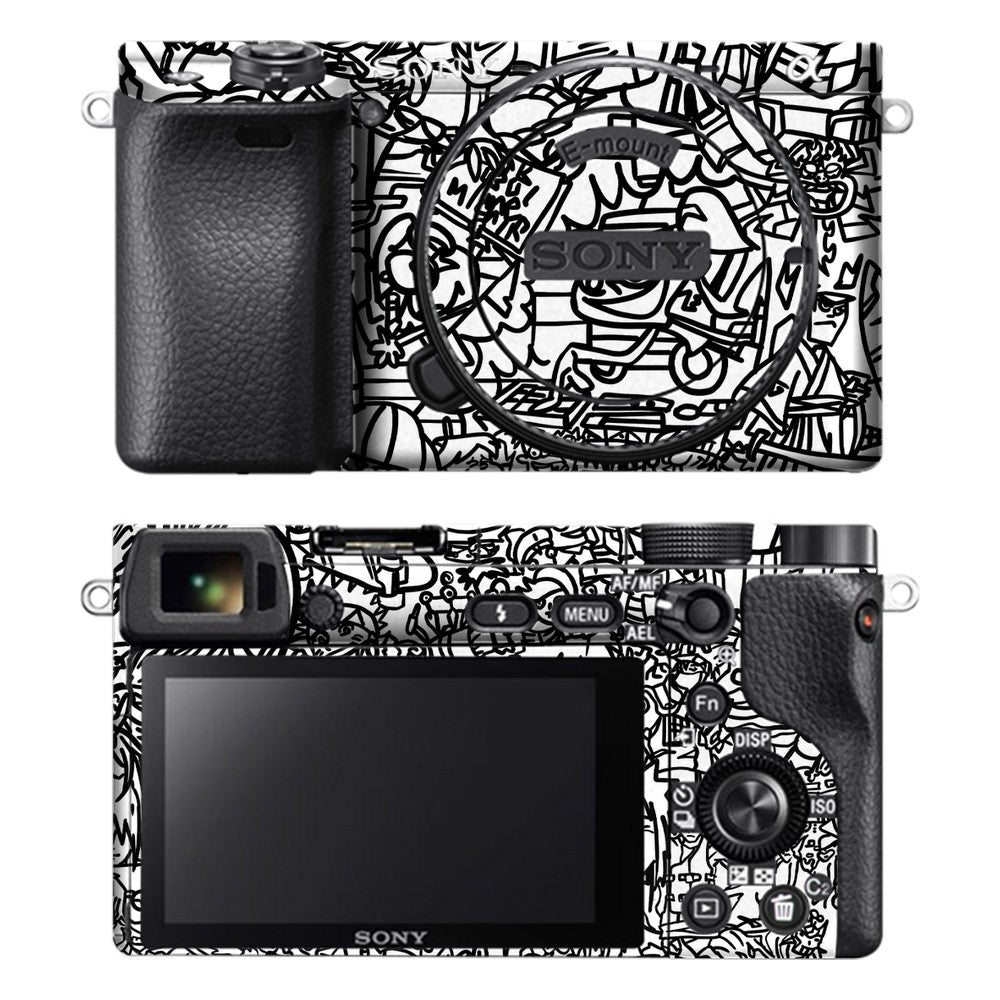 Sony A6400 camera skin - Classic Doodle