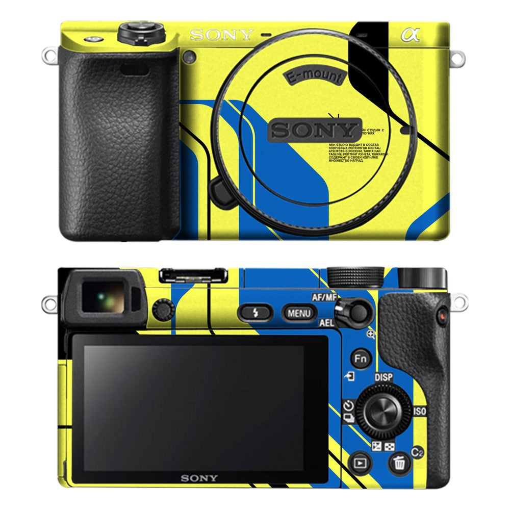 Sony A6400 camera skin - Cyber Yellow