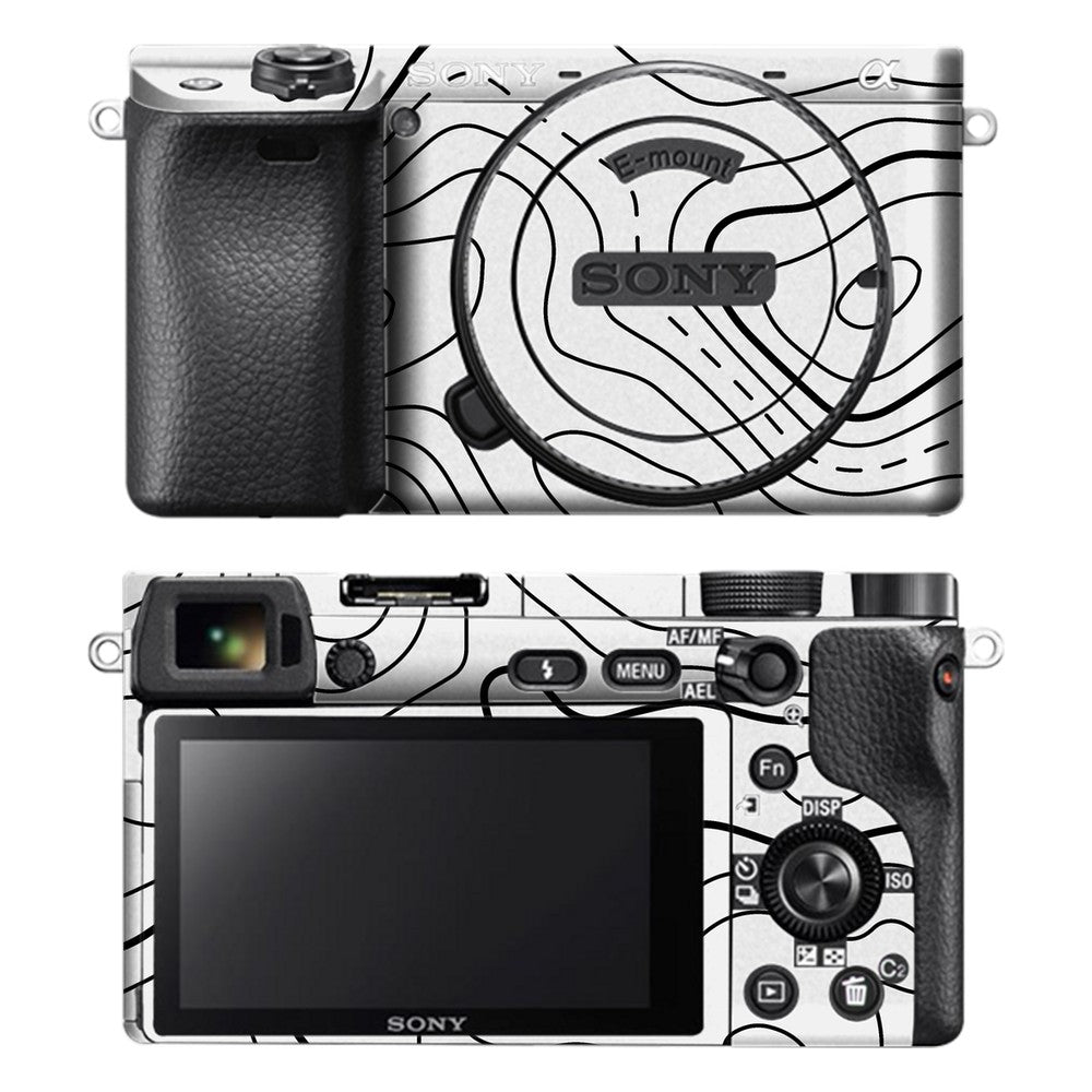 Sony A6400 camera skin - Damascus White