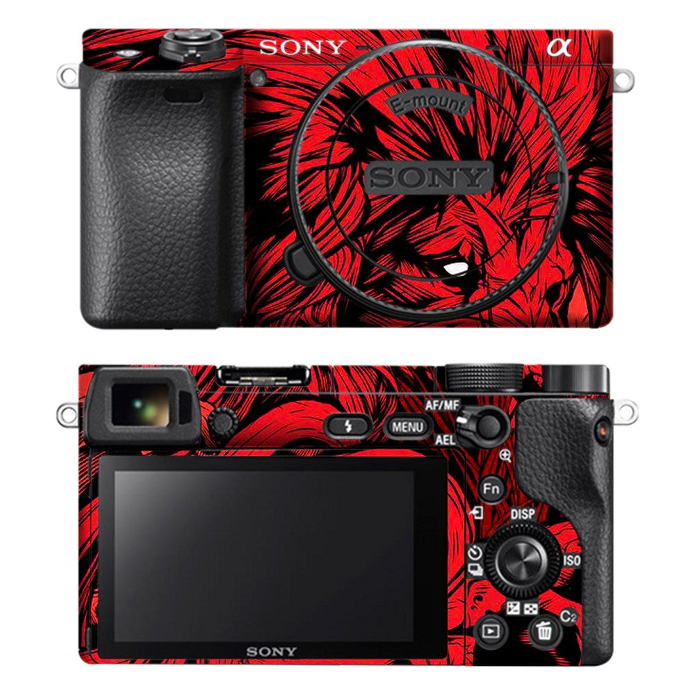 Sony A6400 camera skin - Fiery Lion