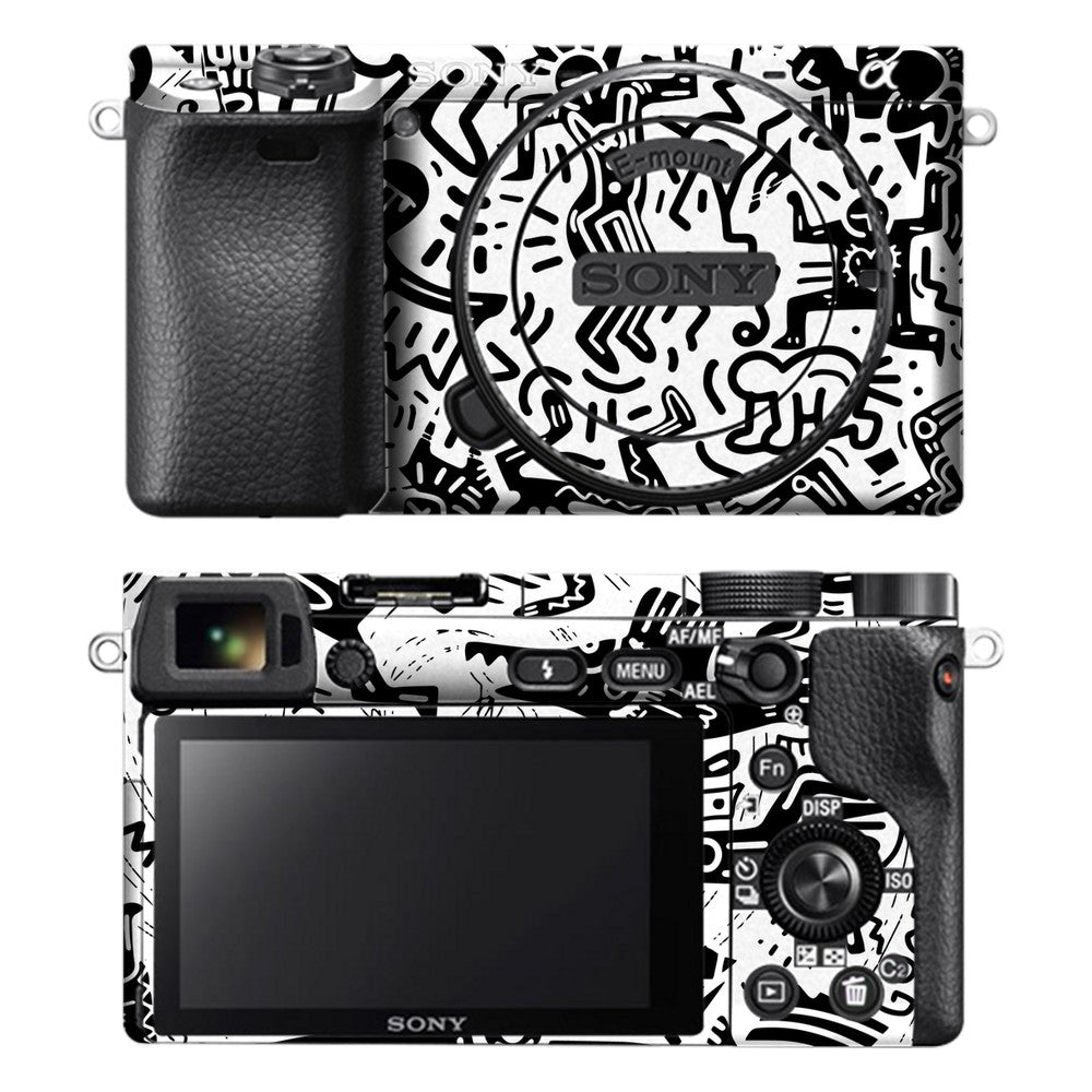 Sony A6400 camera skin - Monochromatic Psycho
