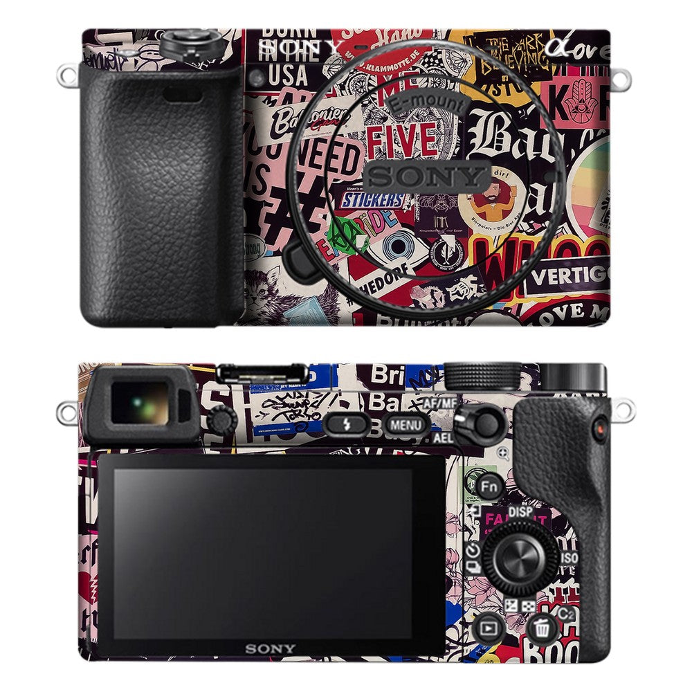 Sony A6400 camera skin - Sticker Doodle
