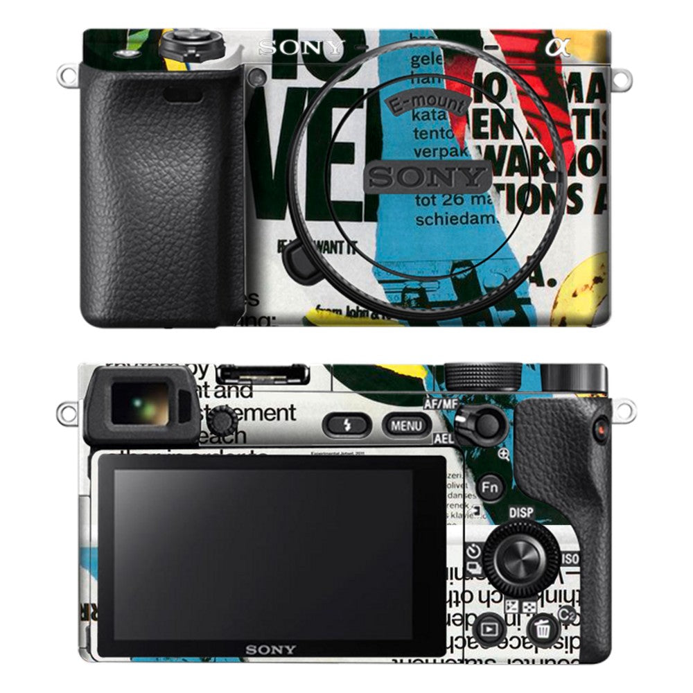 Sony A6400 camera skin - TarredWord