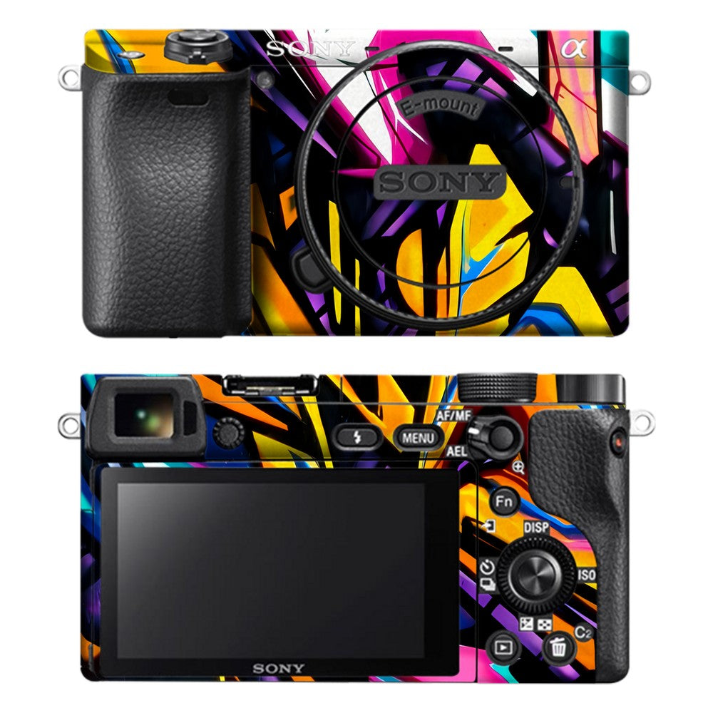 Sony A6400 camera skin - Urban Graffiti
