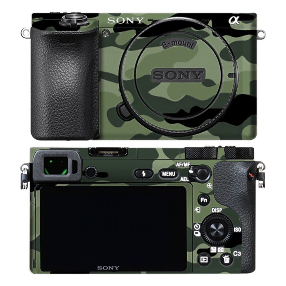 Sony A6500 camera skin - Cammando Camo