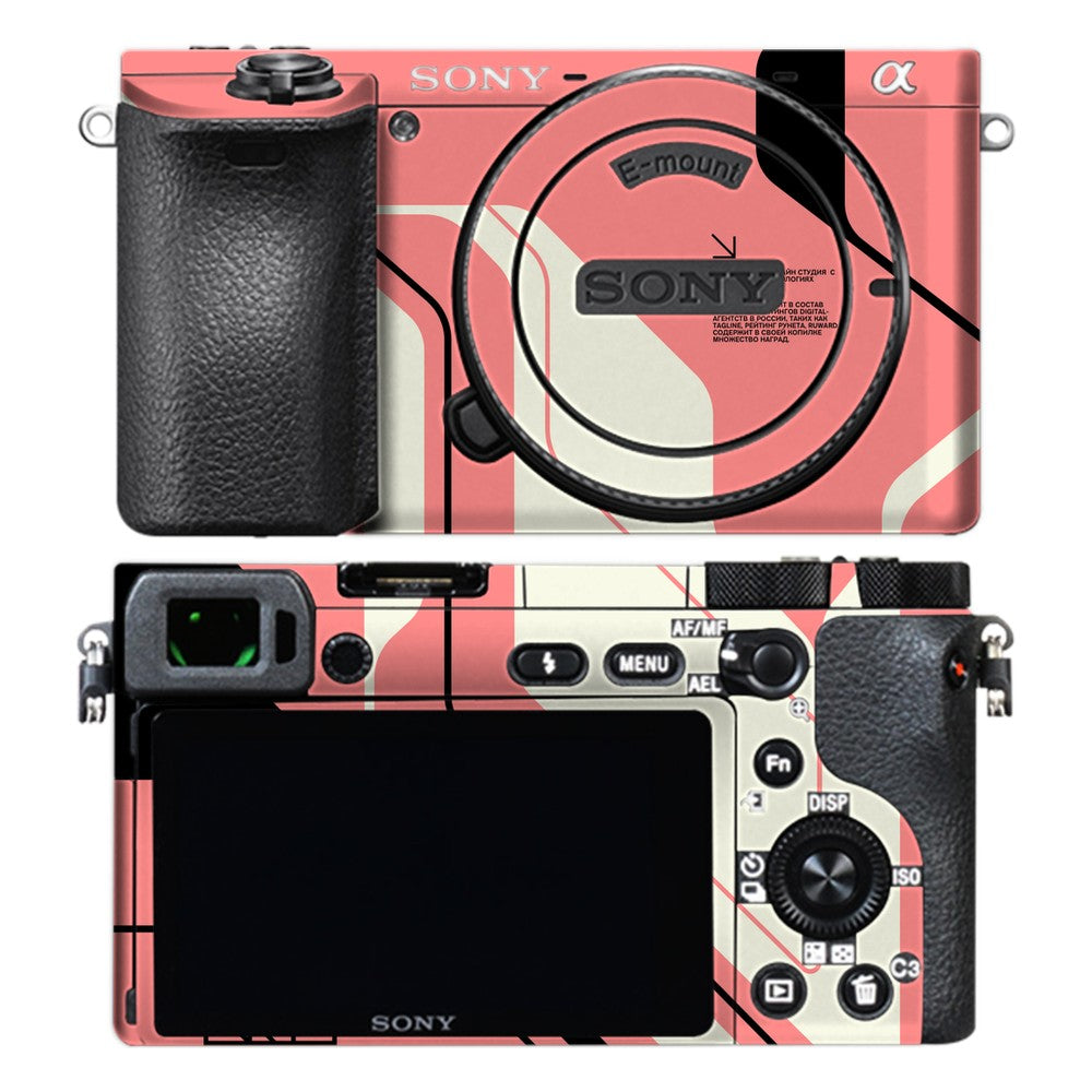 Sony A6500 camera skin - Cyber Pink