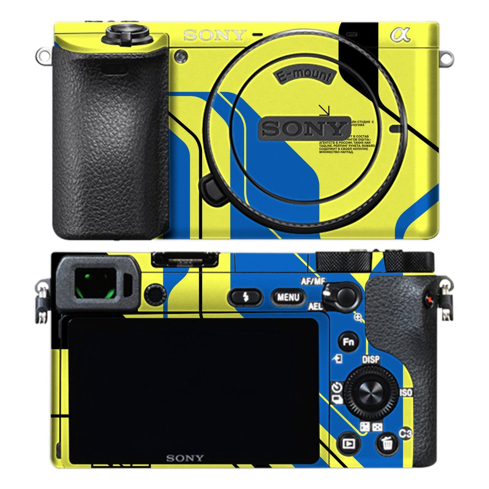 Sony A6500 camera skin - Cyber Yellow