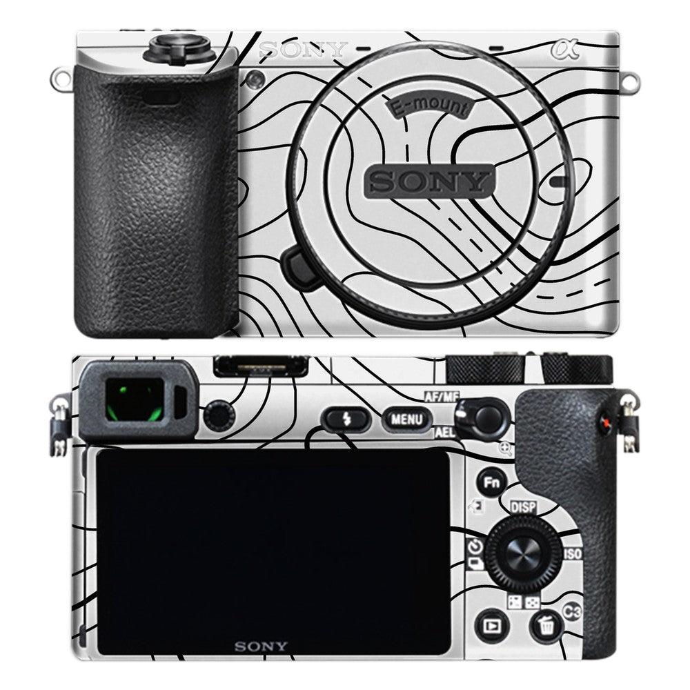 Sony A6500 camera skin - Damascus White