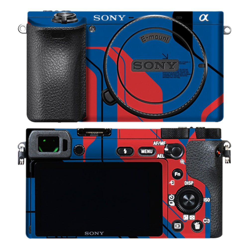 Sony A6500 camera skin - Prime Blue