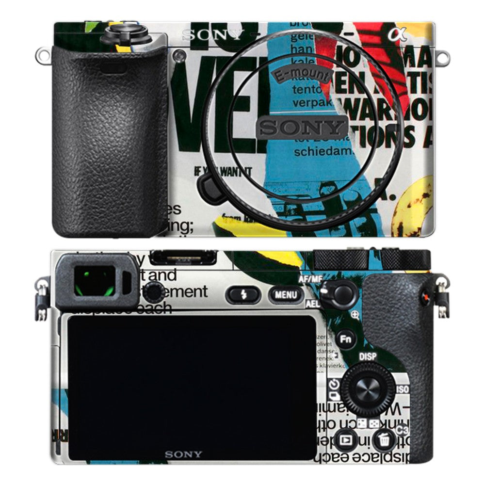 Sony A6500 camera skin - TarredWord