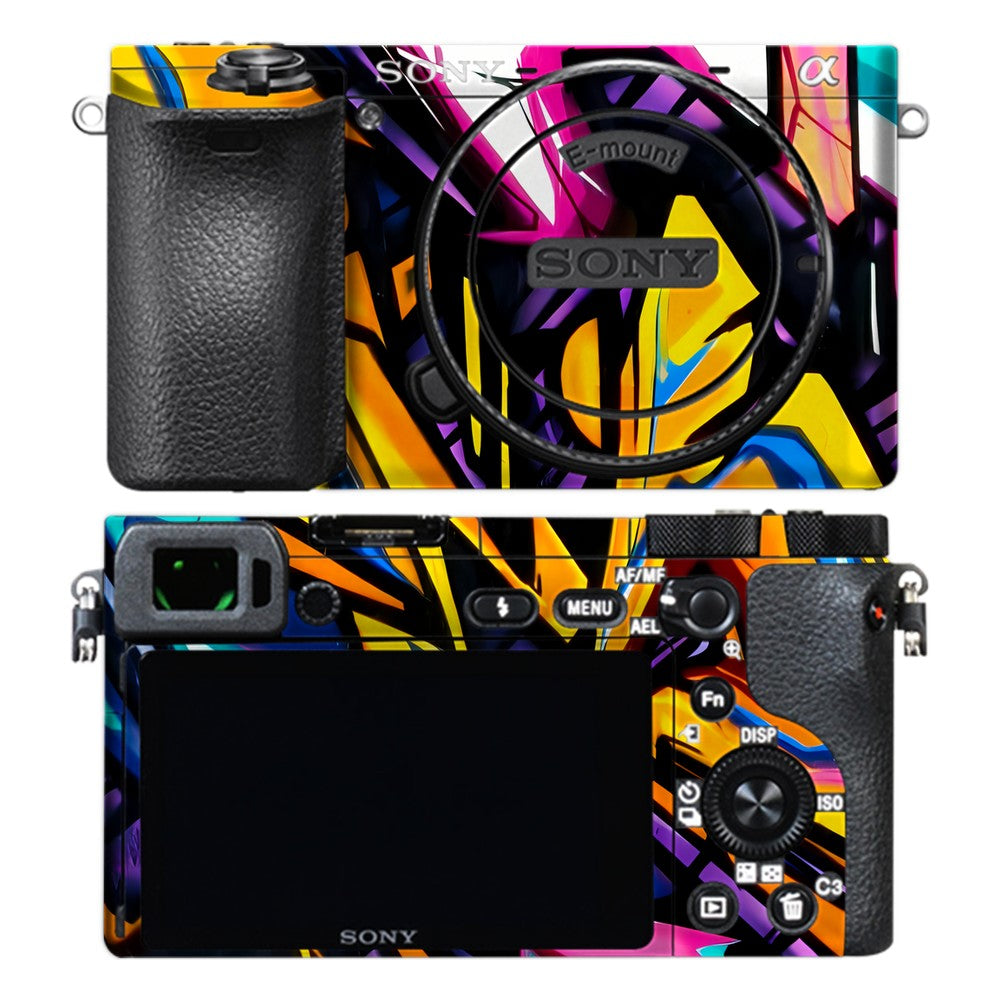 Sony A6500 camera skin - Urban Graffiti