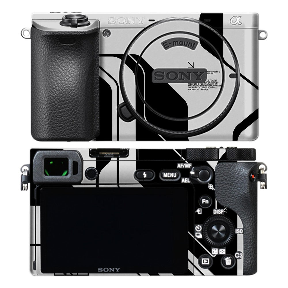 Sony A6500 camera skin - White Cyberpunk