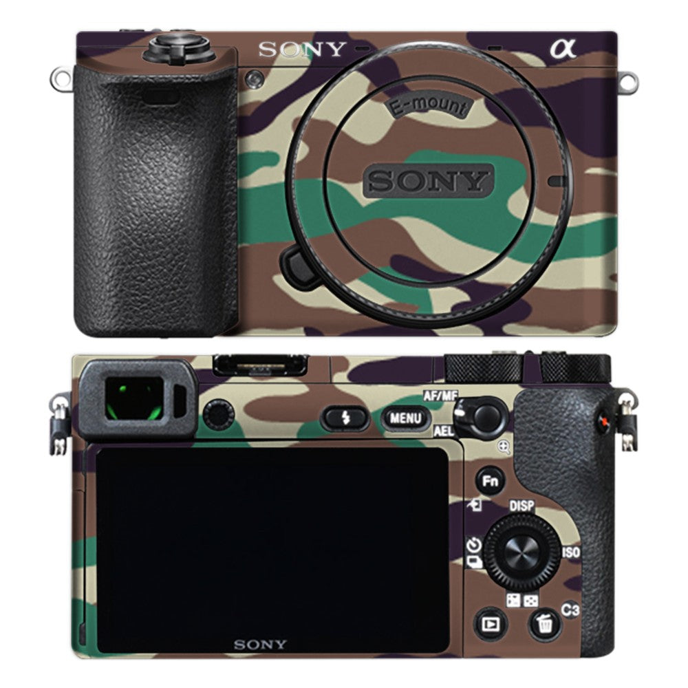 Sony A6500 camera skin - Wild Camo
