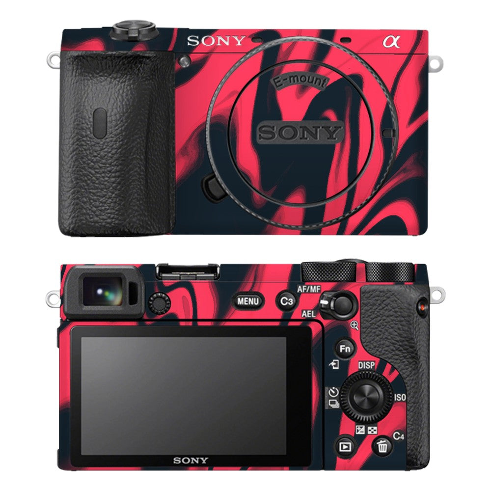 Sony A6600 camera skin - Ares Red