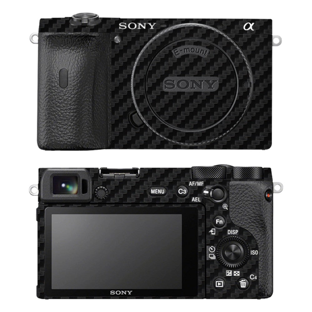 Sony A6600 camera skin - Carbon Black
