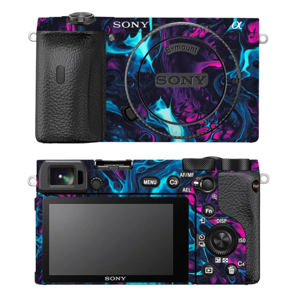 Sony A6600 camera skin - Comic Inferno