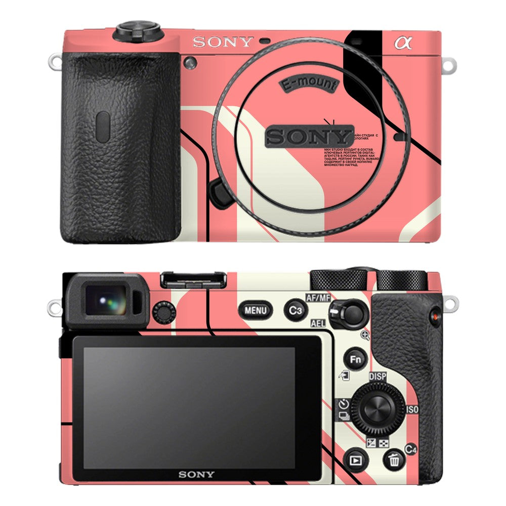 Sony A6600 camera skin - Cyber Pink