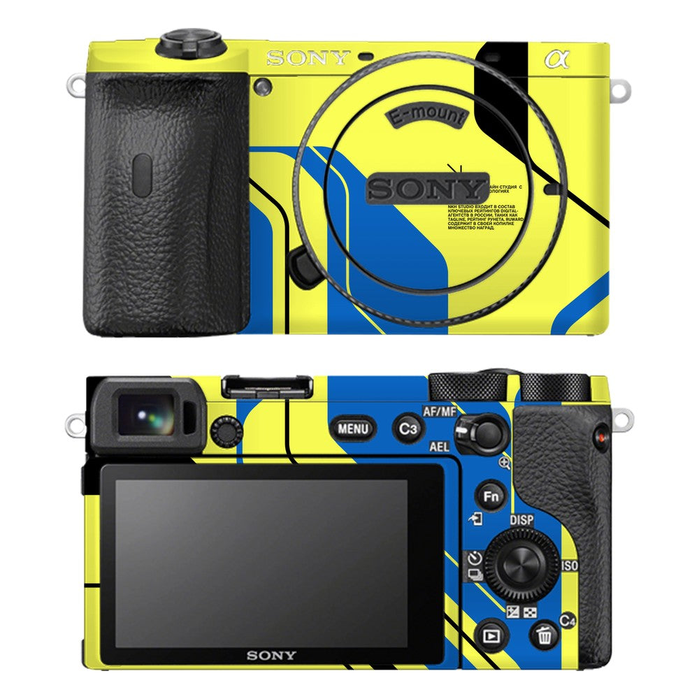 Sony A6600 camera skin - Cyber Yellow