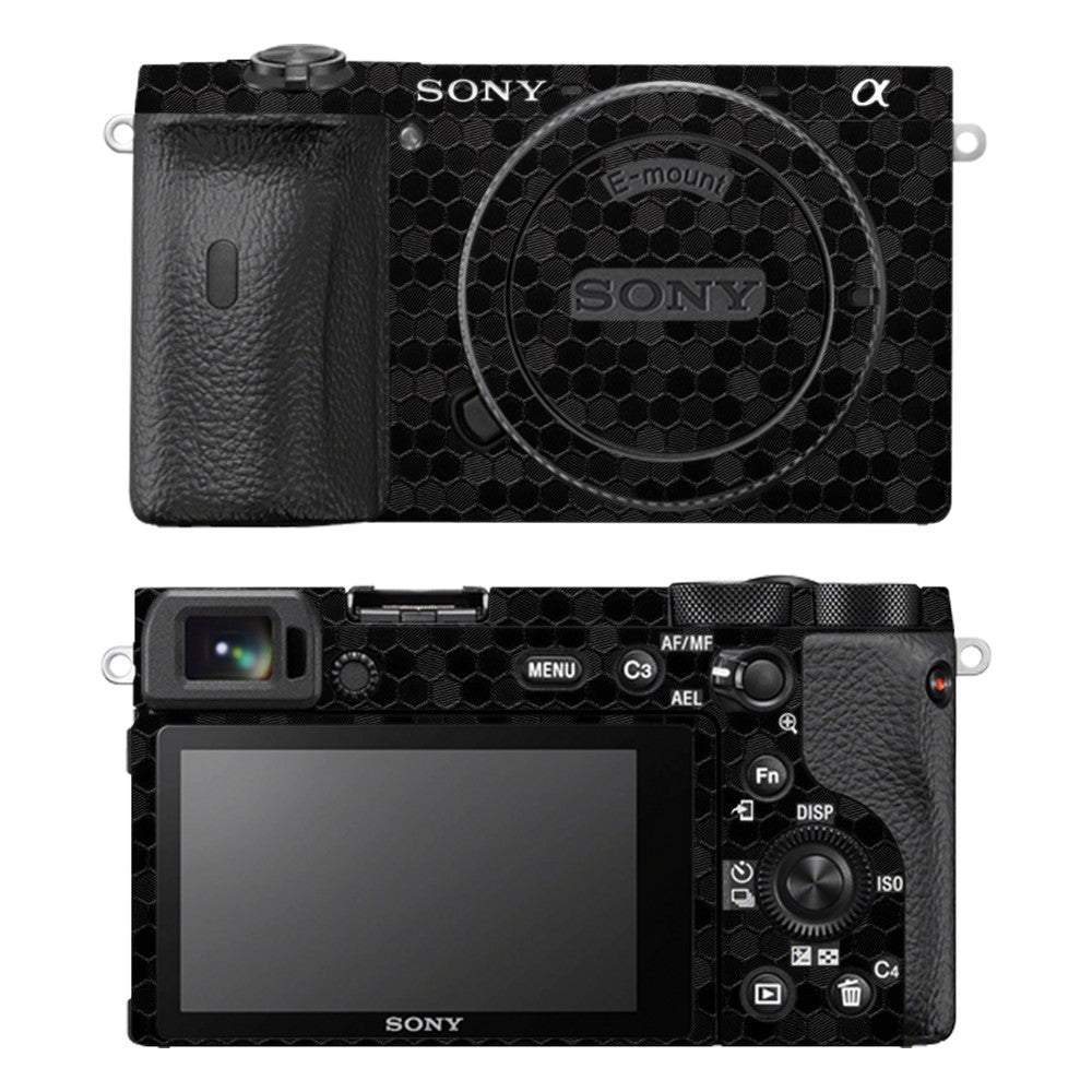Sony A6600 camera skin - Honeycomb Black