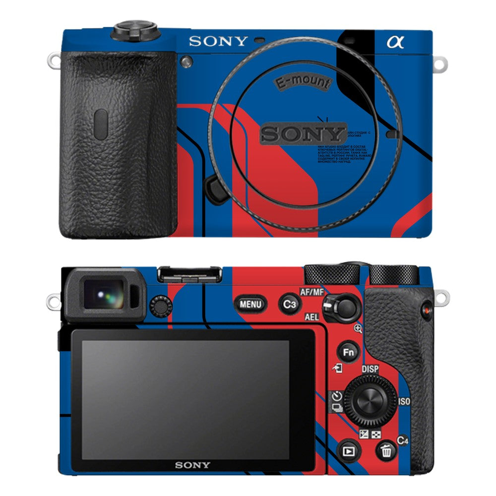 Sony A6600 camera skin - Prime Blue