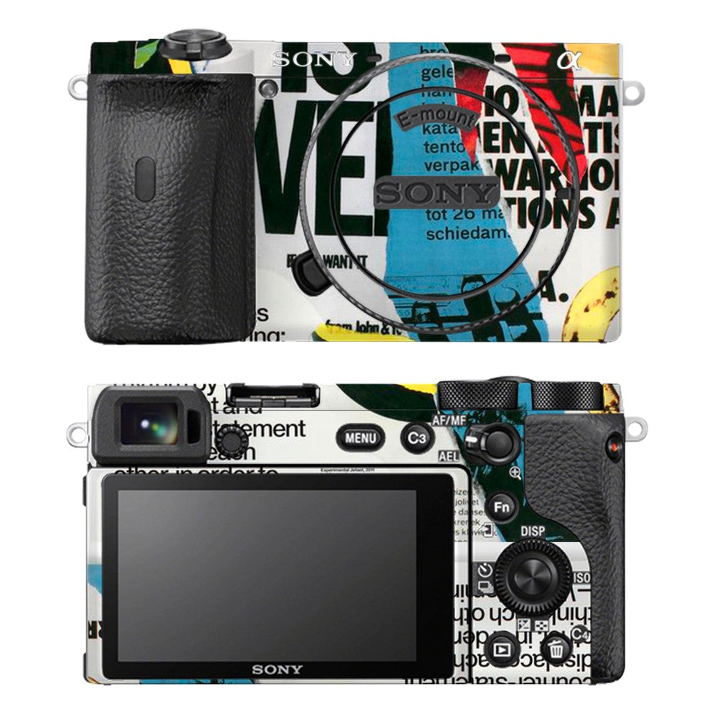 Sony A6600 camera skin - TarredWord
