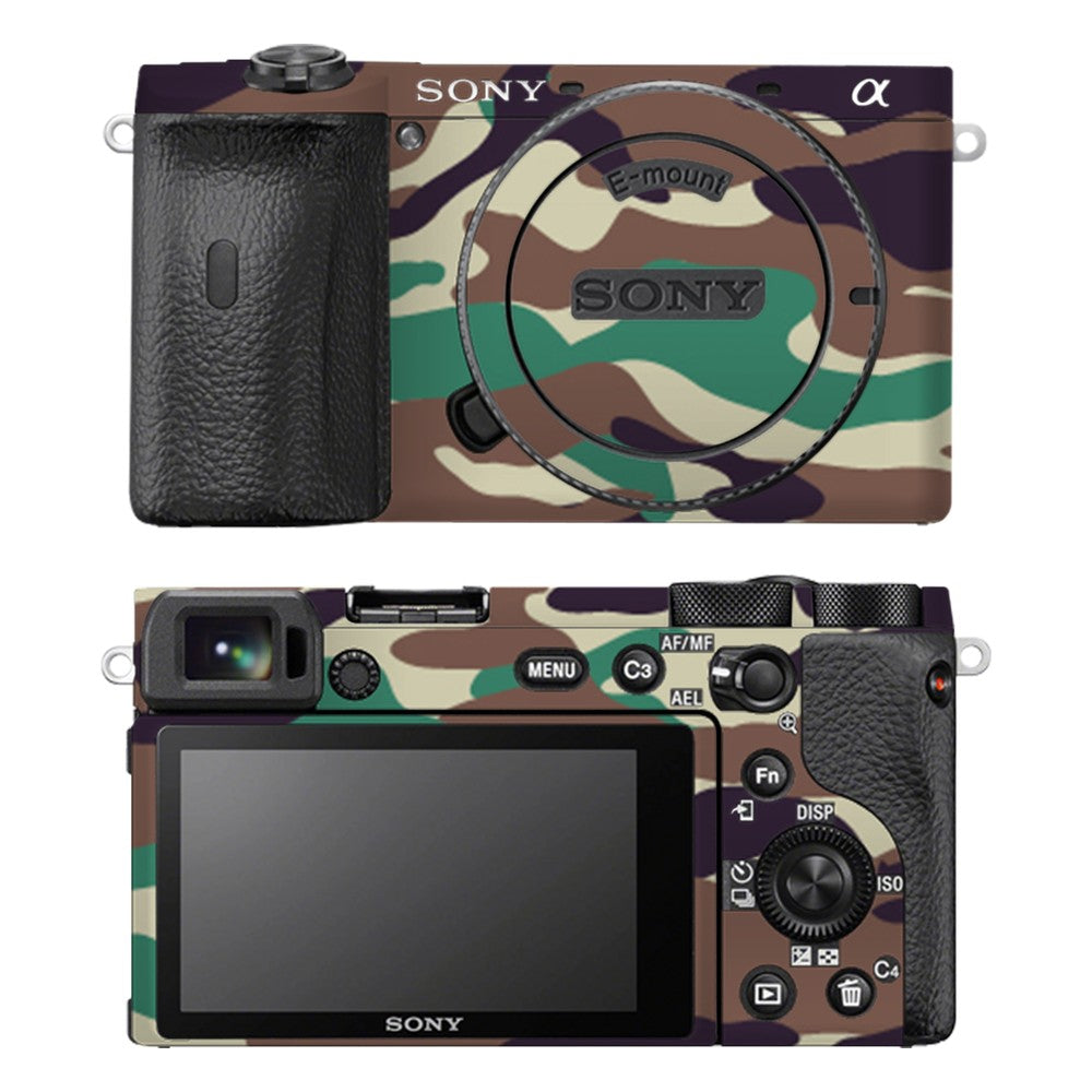 Sony A6600 camera skin - Wild Camo