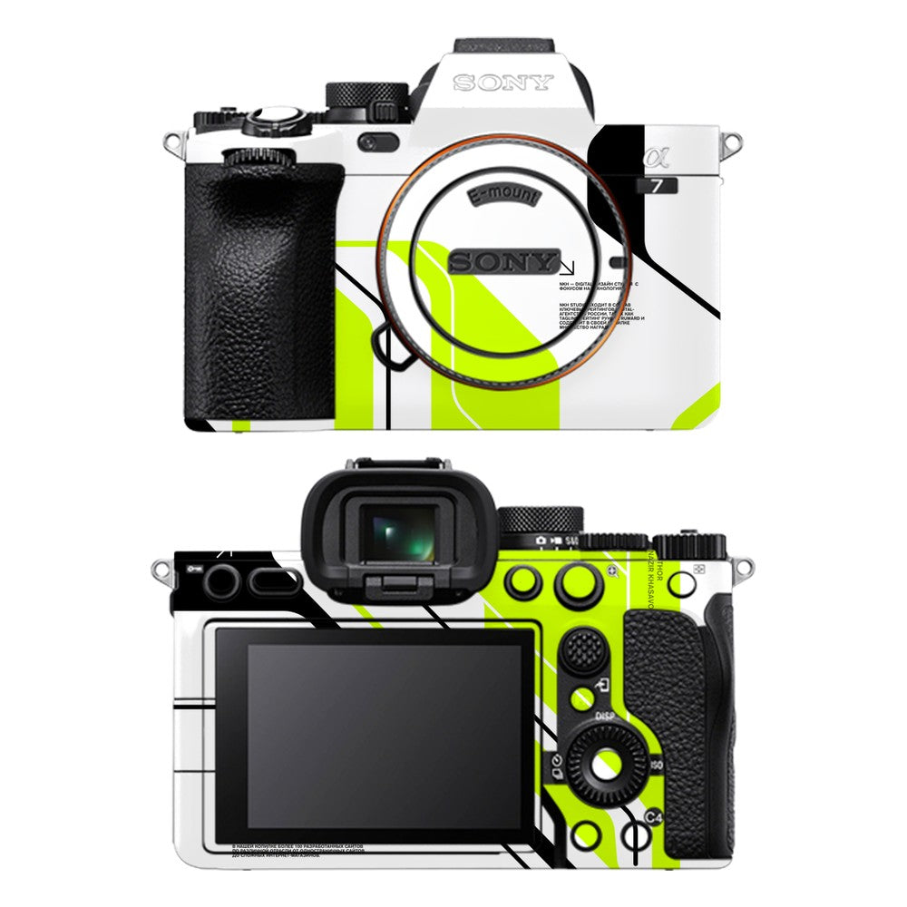 Sony A7 IV camera skin - Acid Green