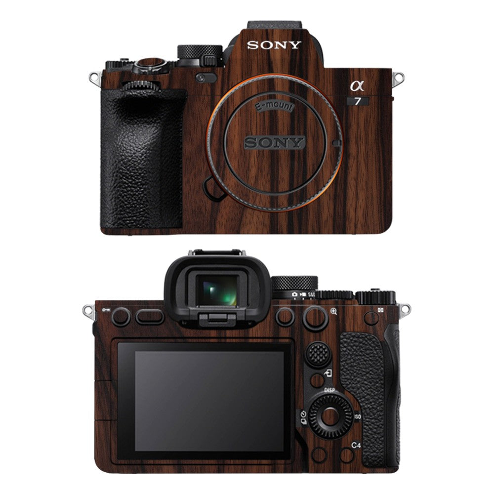 Sony A7 IV camera skin - Ebony Wood