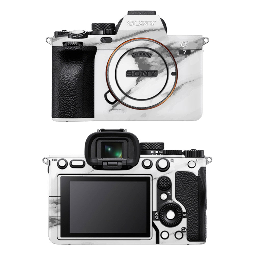Sony A7 IV camera skin - Marble White