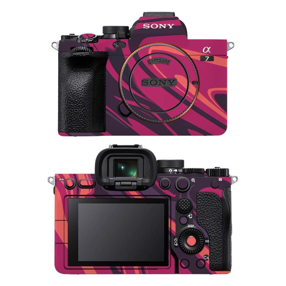 Sony A7 IV camera skin - Poseidon Red