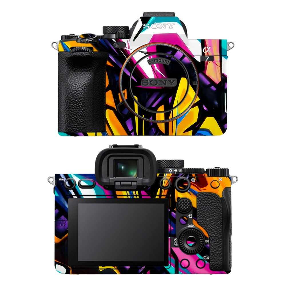 Sony A7 IV camera skin - Urban Graffiti