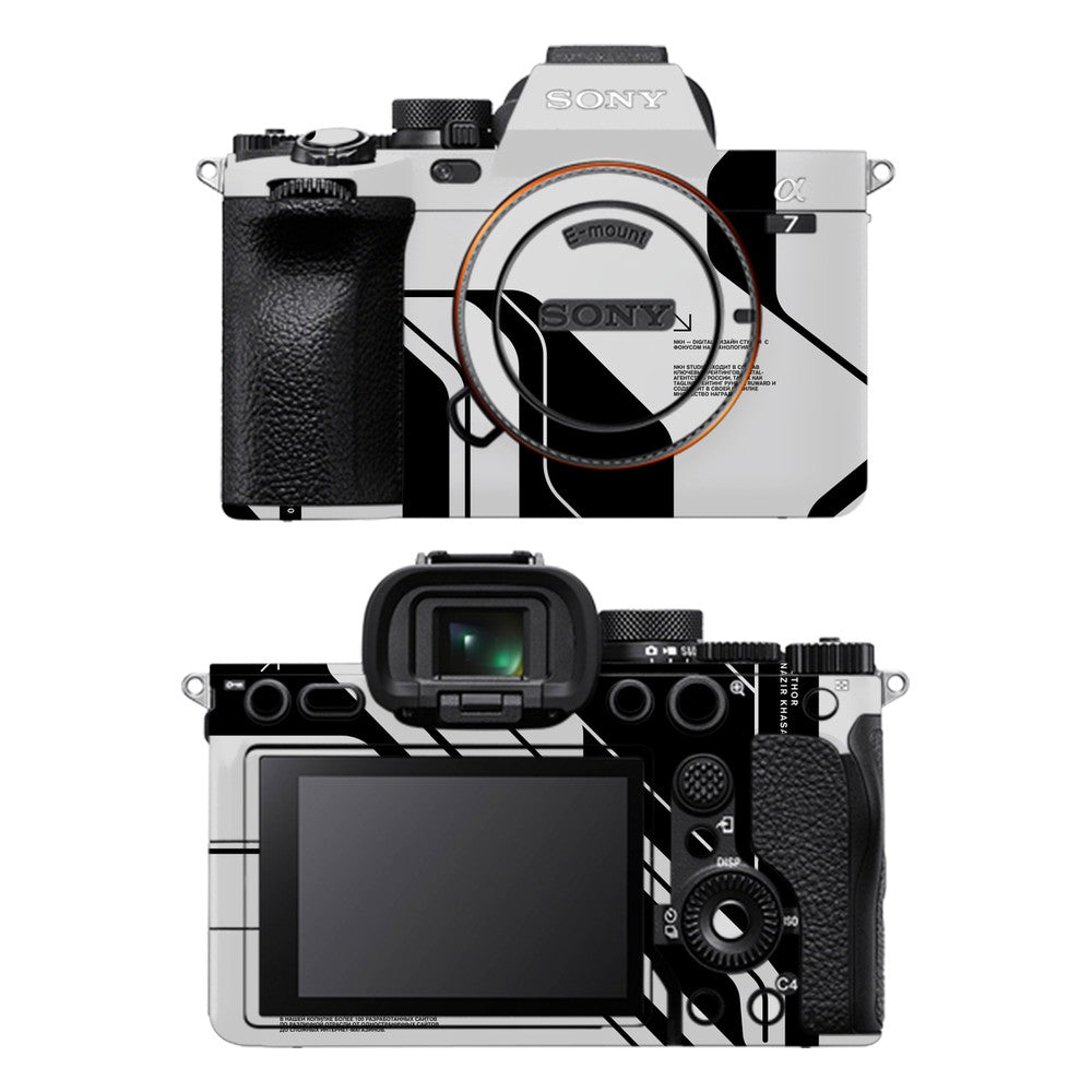 Sony A7 IV camera skin - White Cyberpunk