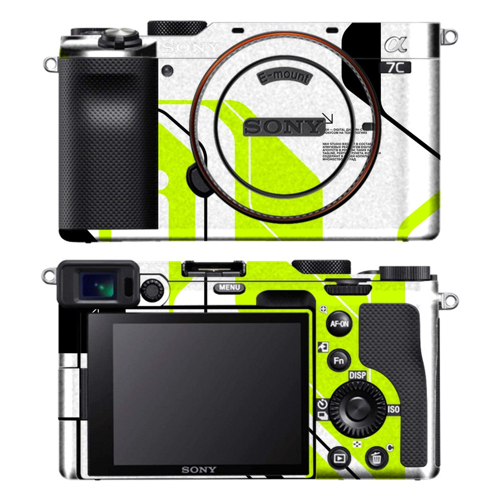 Sony A7C camera skin - Acid Green