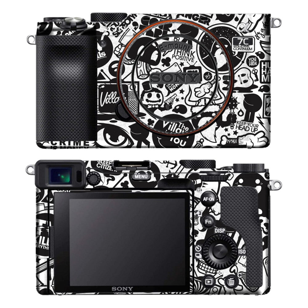 Sony A7C camera skin - All Your Friends are Zombies