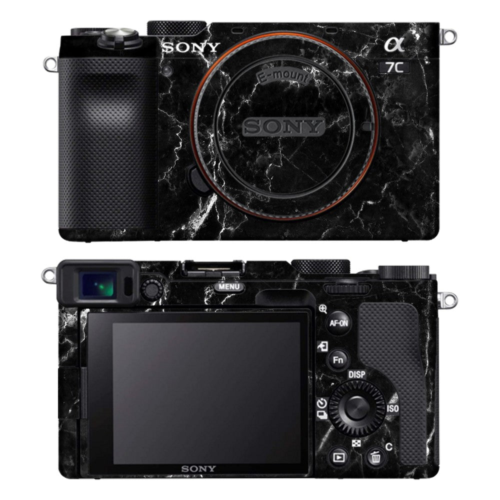 Sony A7C camera skin - Black Marble