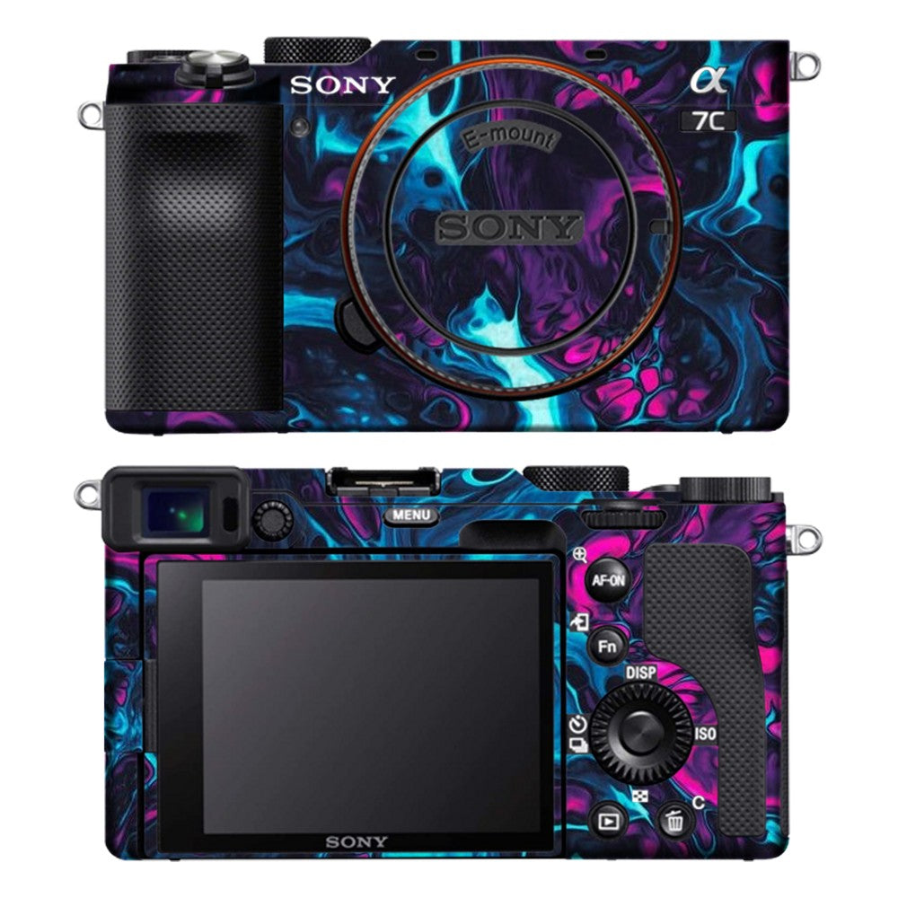 Sony A7C camera skin - Comic Inferno
