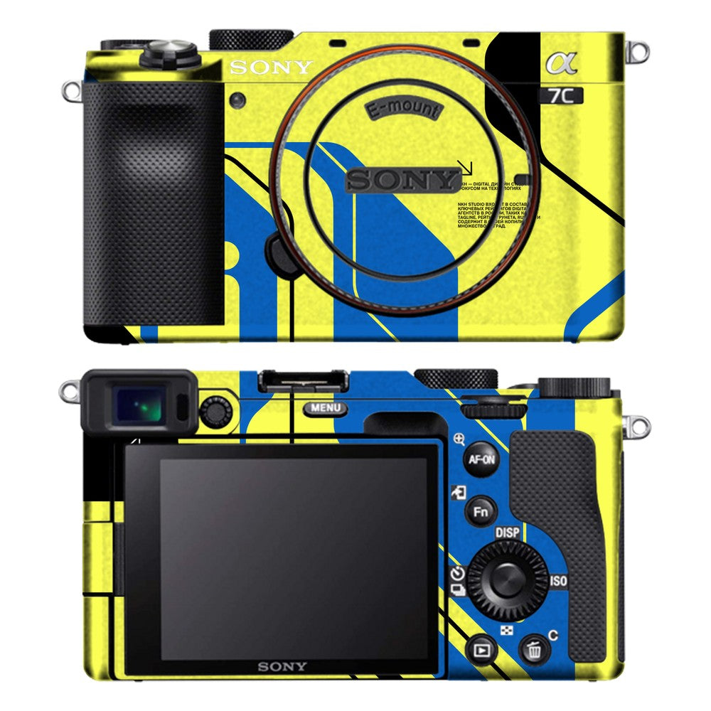 Sony A7C camera skin - Cyber Yellow