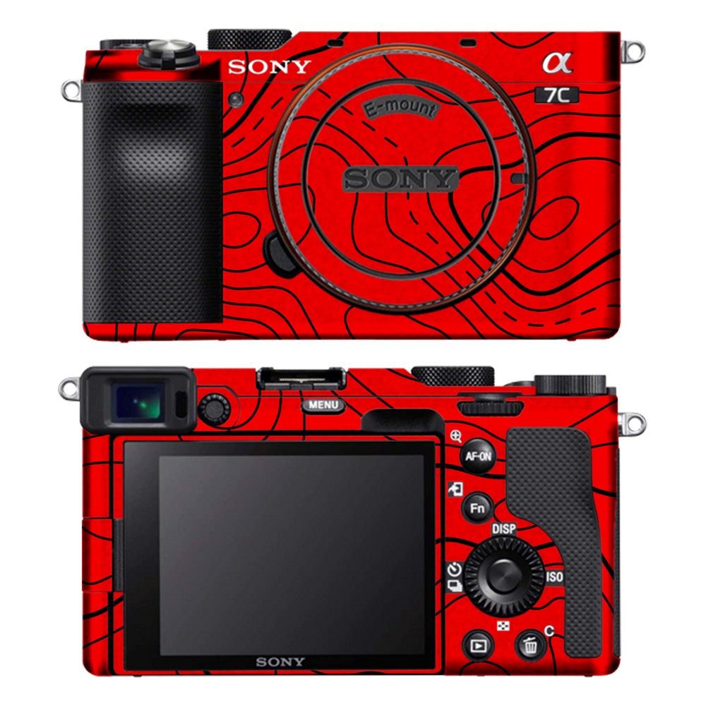 Sony A7C camera skin - Damascus Red